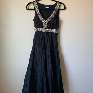 Sue Wong Embellished Cotton Dress